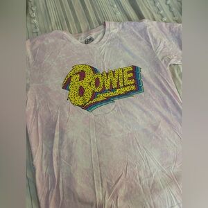 Bowie Pink Tie-Dye Short Sleeve Tee